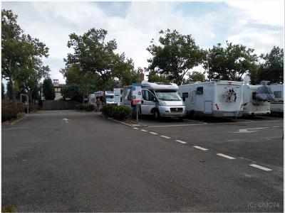Parking à camping-car à la Bernerie