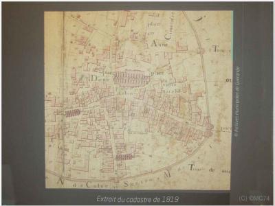 Le plan de la ville fortifiée