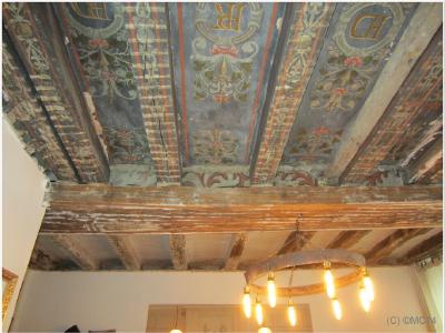 Plafonds peints découverts par hasard