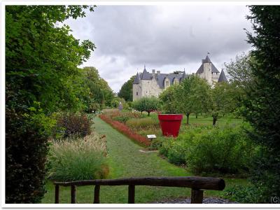 Le château depuis les jardins