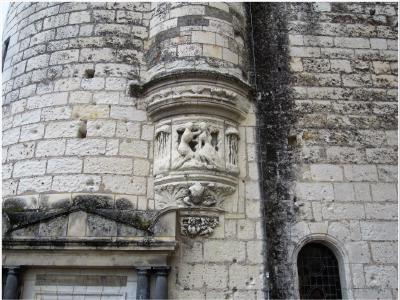 Détail de la tour d’Agnès Sorel