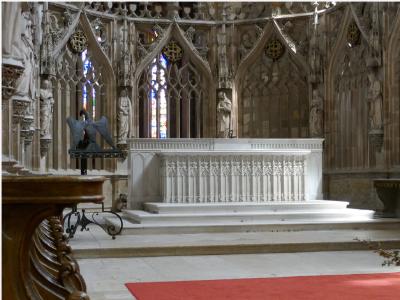 L'autel dans le jubé