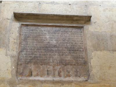 Plaque commémorative de consécration (1531)
