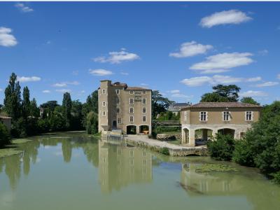 Le port de Condom sur la Baïse