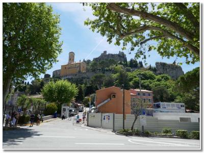 Le jardin depuis le village