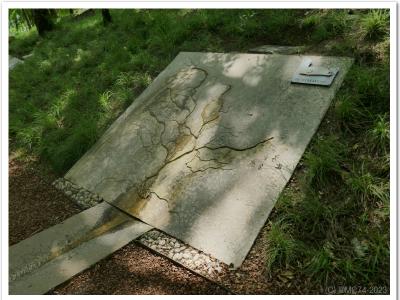 Fontaine qui représente le Mississipi. Existent pour les 5 grands fleuves.