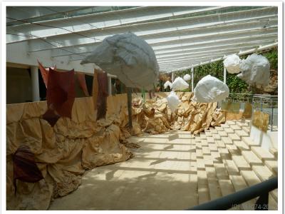 Exposition de scultptures en papier