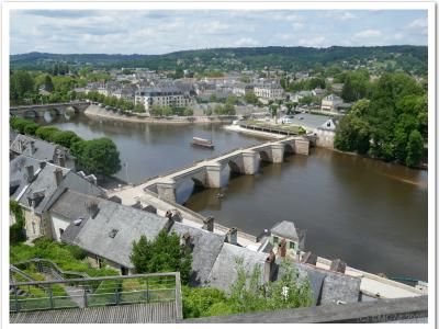 Les deux ponts et la partie nouvelle de Terrasson