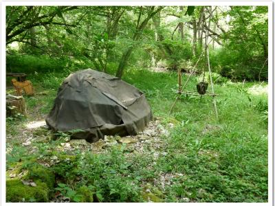 Reconstitutions d'habitats préhistoriques