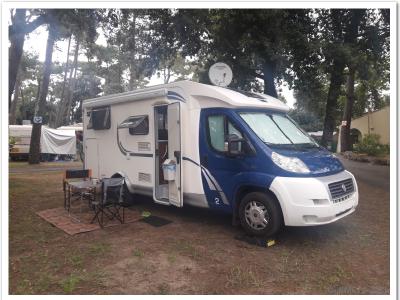 Garé à La Palmyre.