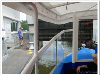 Arrivés sur le canal supérieur